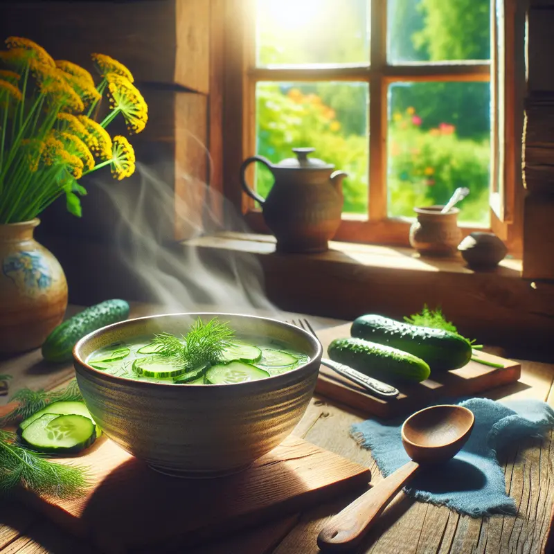 Historia chłodnika ogórkowo-koperkowego – mój letni ratunek w misce