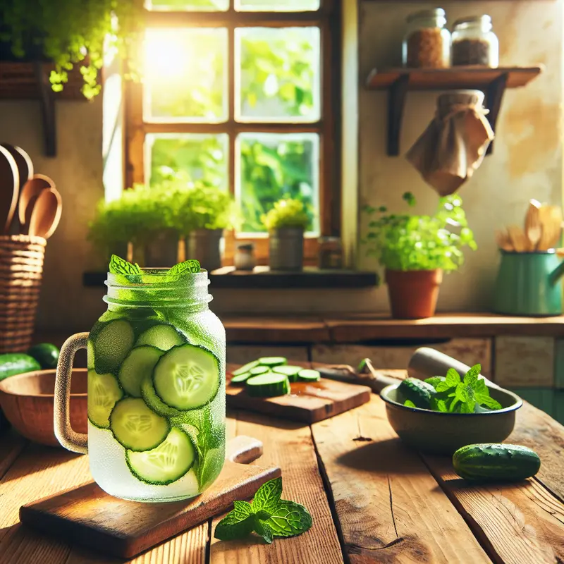 Historia chłodzącej lemoniady ogórkowo‑miętowej – mój letni ratunek