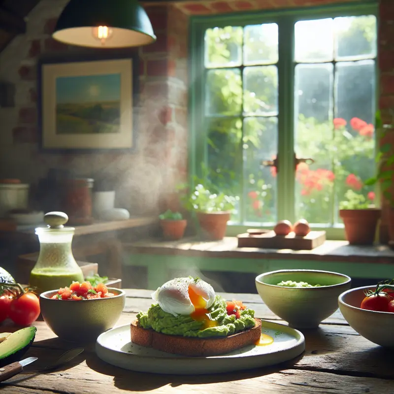 Historia idealnego brunchu na słono: Tosty z awokado, jajkiem w koszulce i salsą pomidorową