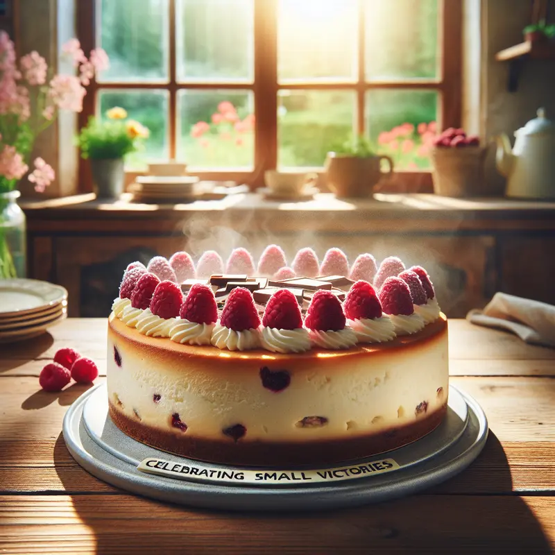 Historia kremowego sernika z białą czekoladą i malinami – mój deser na świętowanie małych zwycięstw