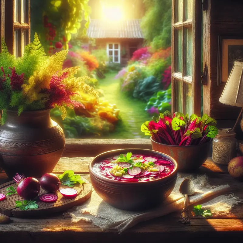 Historia letniego chłodnika z botwinki – wspomnienie słońca na talerzu