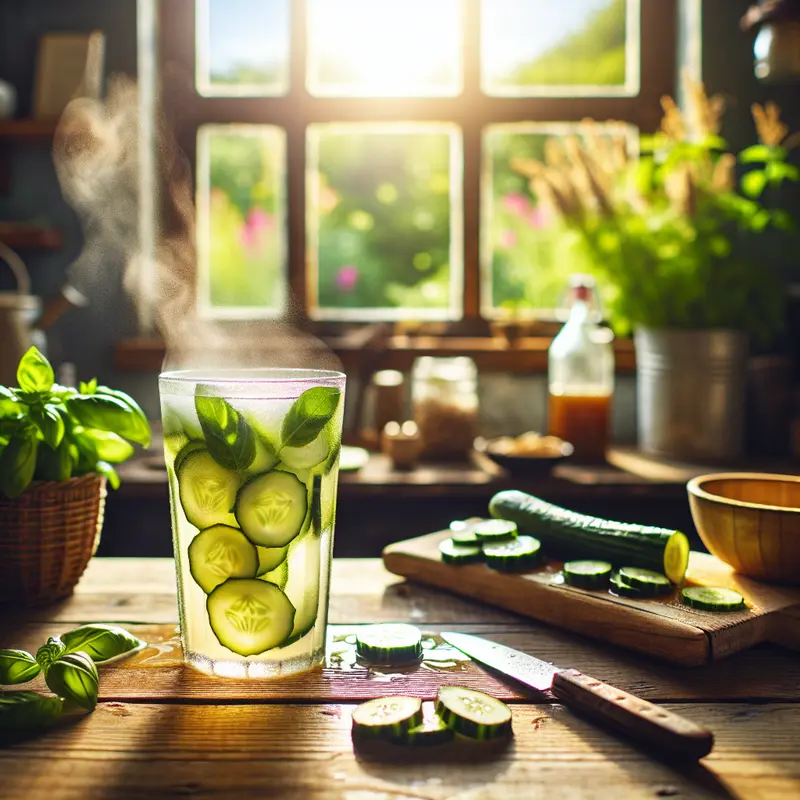 Historia letniej lemoniady ogórkowo-bazyliowej – mój orzeźwiający sekret