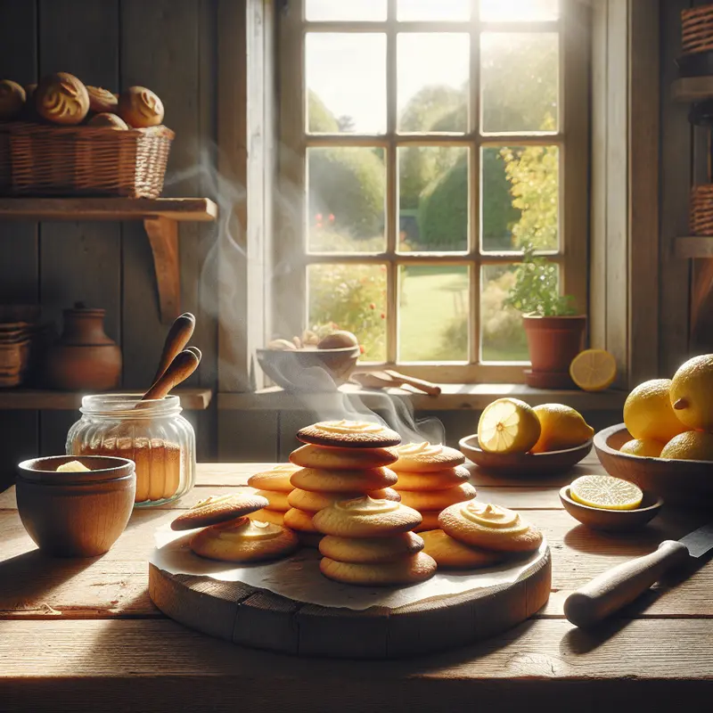 Historia maślanych ciasteczek z nutą cytryny – małe słodkości na każdą okazję