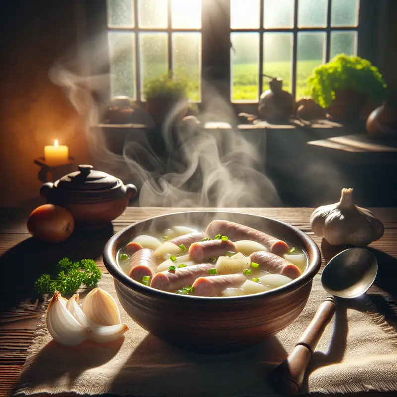 Historia mojego żurku – tradycyjny smak dzieciństwa z białą kiełbasą