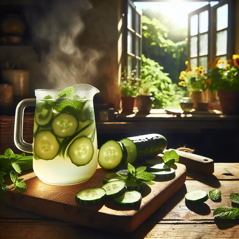 Historia orzeźwienia: moja letnia lemoniada z ogórkiem i miętą