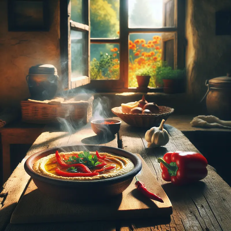 Historia paprykowo‑czosnkowego hummusu – mój pewniak na każdą imprezę