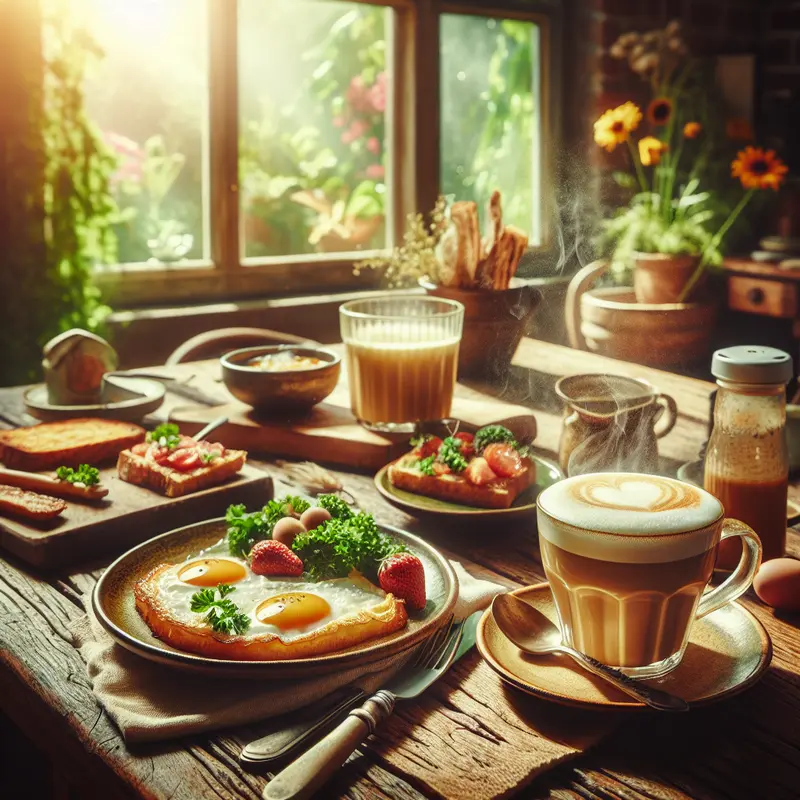 Historia porannego złotego latte – mój rozgrzewający rytuał na brunch