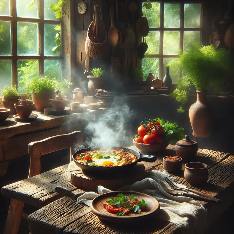 Historia porannej shakshuki – mój ratunek na słone brunchowe chwile