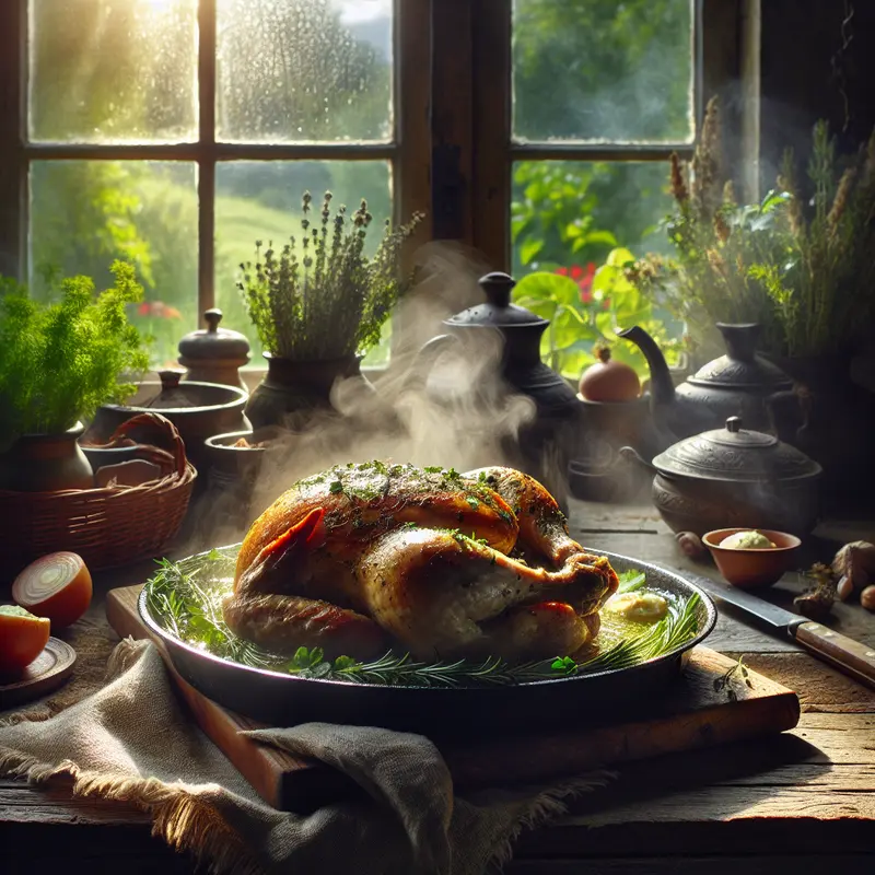 Historia soczystego kurczaka w ziołowym maśle – mój sposób na rodzinny obiad