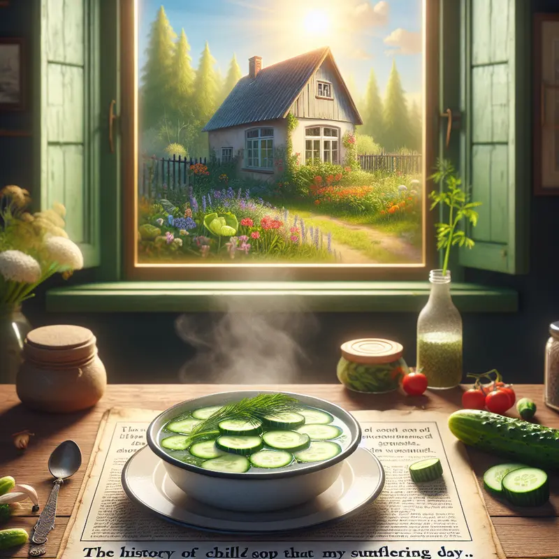 Historia chłodnika, który uratował mój upalny dzień – ogórkowo-koperkowa opowieść