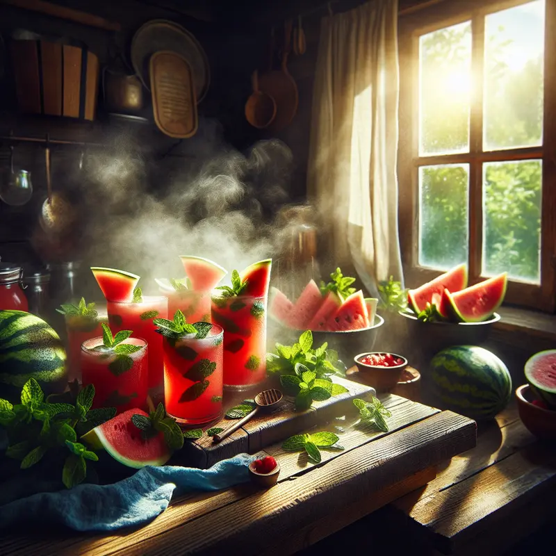 Historia chłodzącej lemoniady arbuzowo‑miętowej – mój letni ratunek