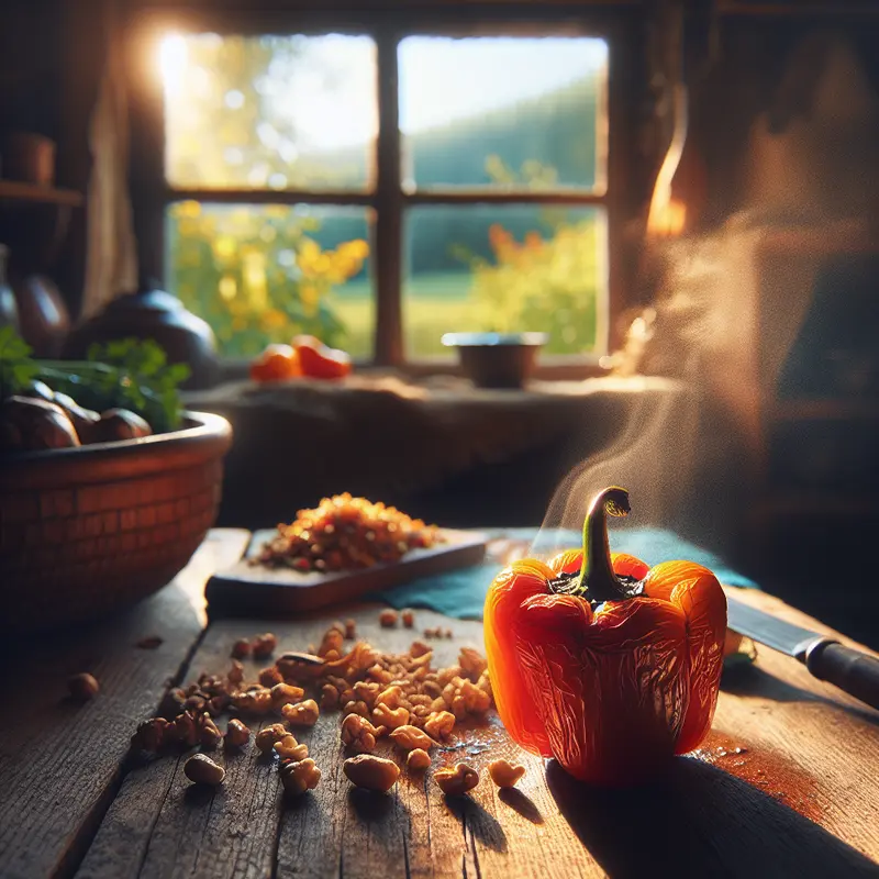 Historia dipu, który rozkręcił każde spotkanie – pieczona papryka z orzechowym twistem