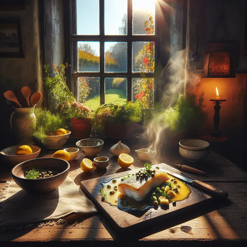 Historia dorsza w maśle cytrynowo-kaparowym – morskie wspomnienie przy stole