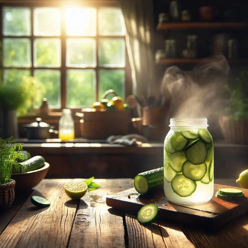 Historia idealnej lemoniady ogórkowo-limonkowej – mój orzeźwiający ratunek na upały