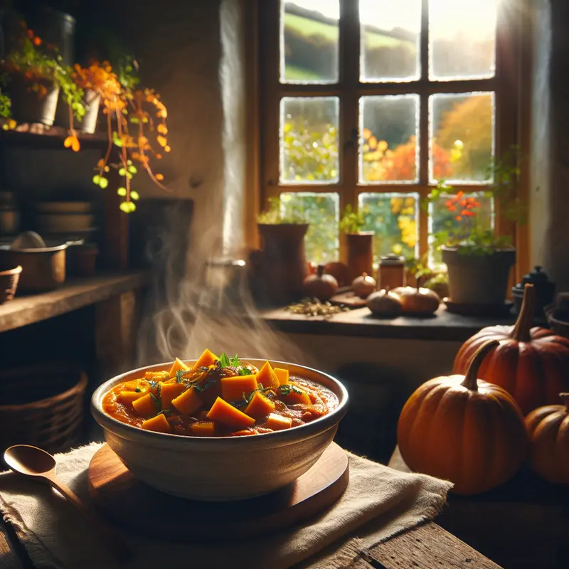 Historia jesiennego curry z dynią – mój wegański comfort food na chłodne wieczory