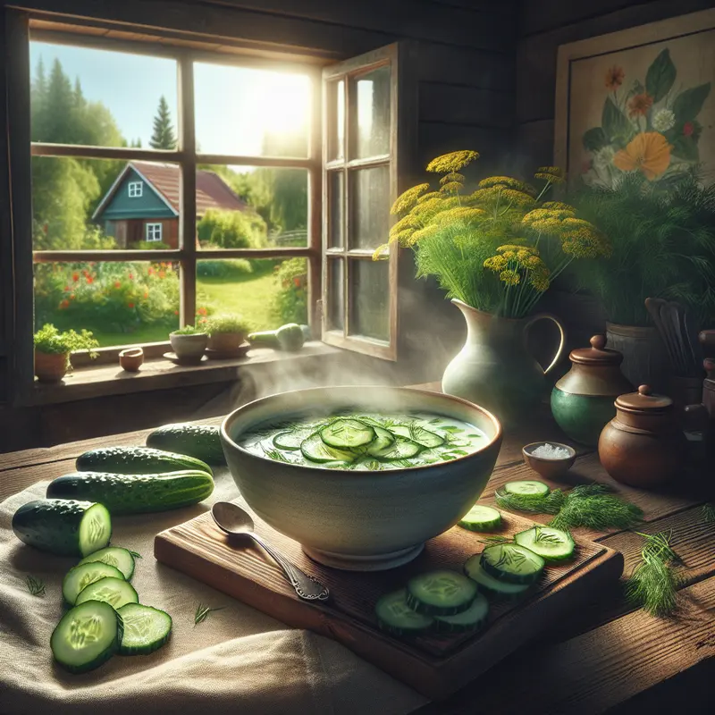 Historia letniego ratunku: chłodnik ogórkowo-kefirowy, który pachnie koprem