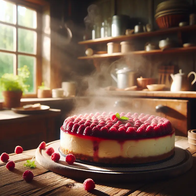 Historia letniego sernika na zimno z musem malinowym – mój prosty deser bez pieczenia