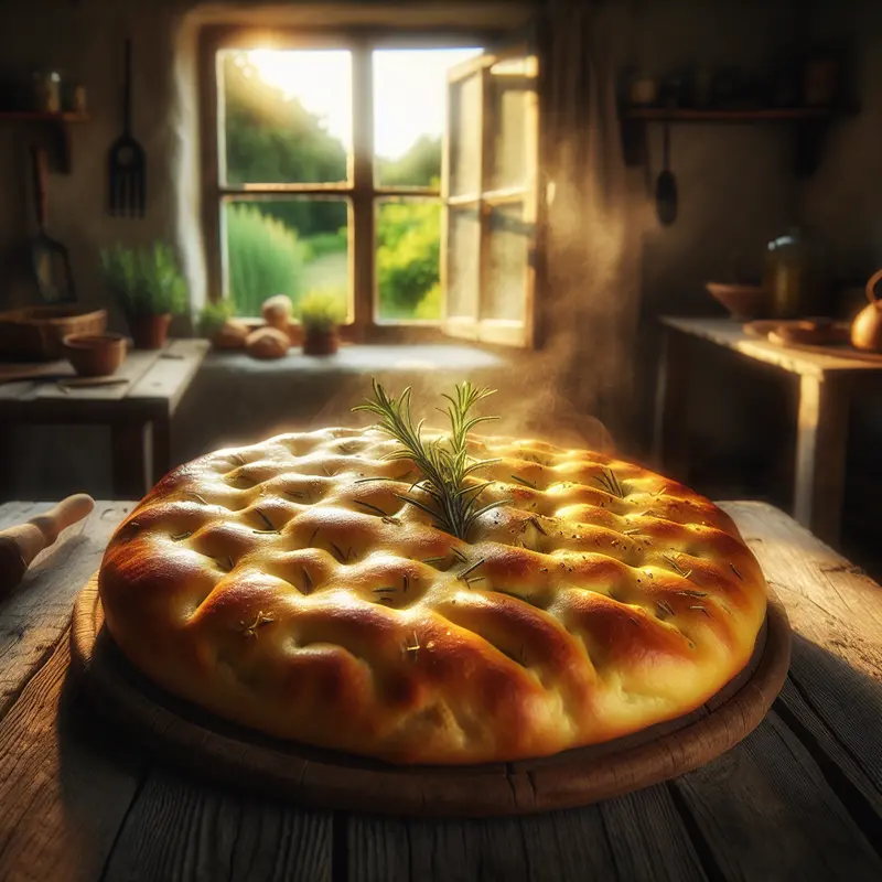 Historia letniej focaccii – mój prosty przepis na złociste pieczywo z rozmarynem