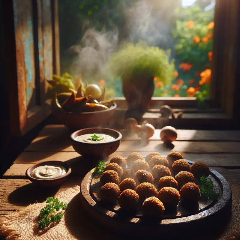 Historia małych falafelków i kremowego sosu tahini – przekąska, która scala imprezę