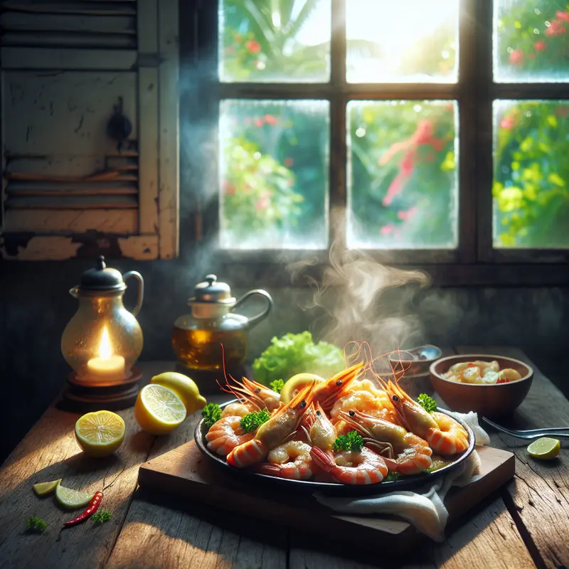 Historia maślanego szału: krewetki z czosnkiem, chili i cytryną – szybkie danie z morza