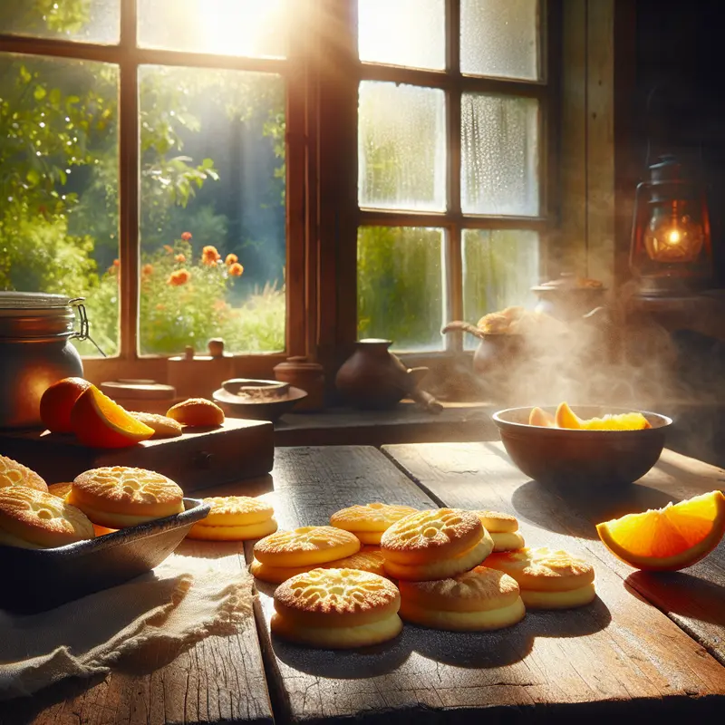 Historia maślanych ciasteczek z pomarańczową nutą – małe słodkie wspomnienie