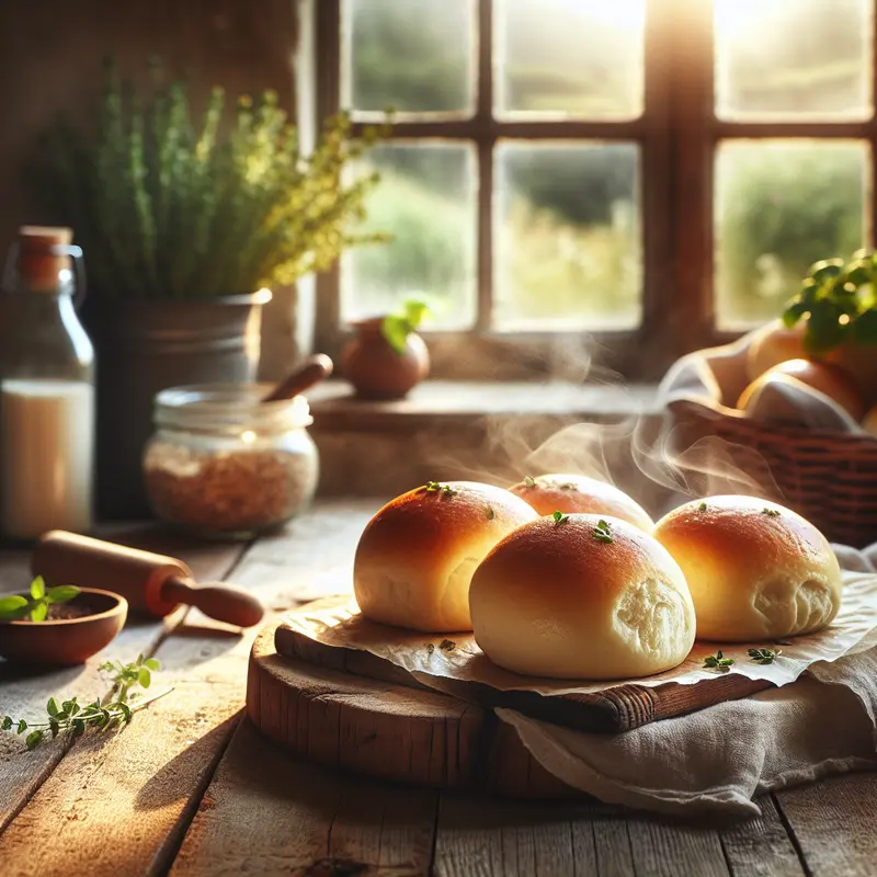 Historia mięciutkich bułek maślanych – poranny rytuał z nutą ziół