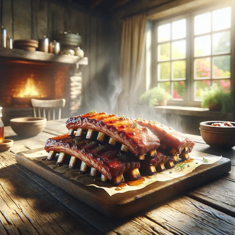 Historia miękkich żeberek z miodowo-musztardową glazurą – mój mięsny comfort food