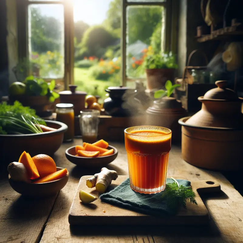 Historia mojego porannego orzeźwienia: sok marchewkowo-pomarańczowy z imbirem