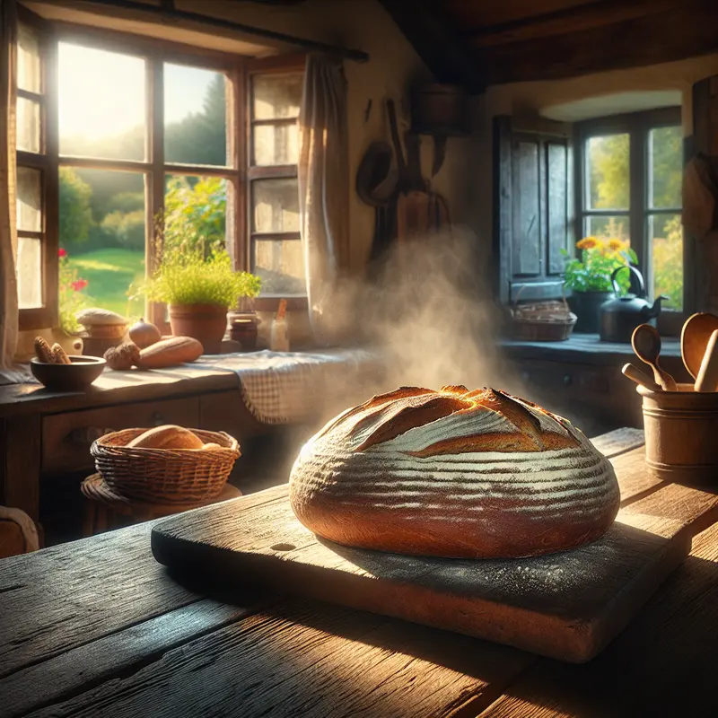 Historia mojego rustykalnego chleba – pachnący bochenek, który leczy poniedziałki
