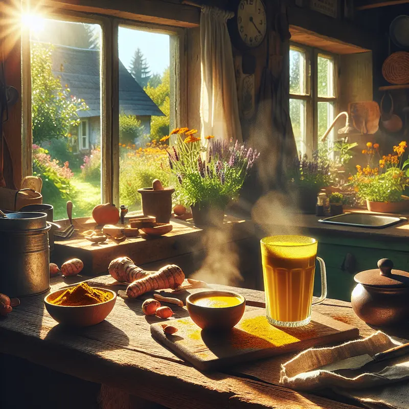 Historia mojego złotego poranka – kurkuma latte, czyli rozgrzewający eliksir do picia