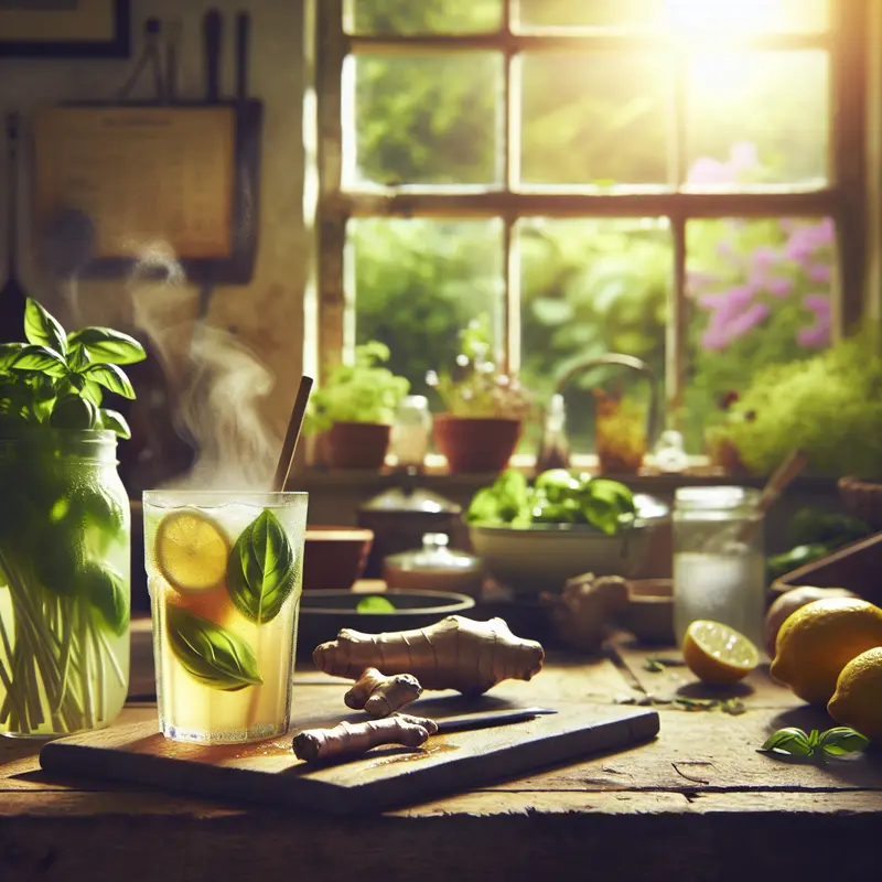 Historia mojej idealnej lemoniady bazyliowo-imbirowej – orzeźwienie do picia na każdy brunch