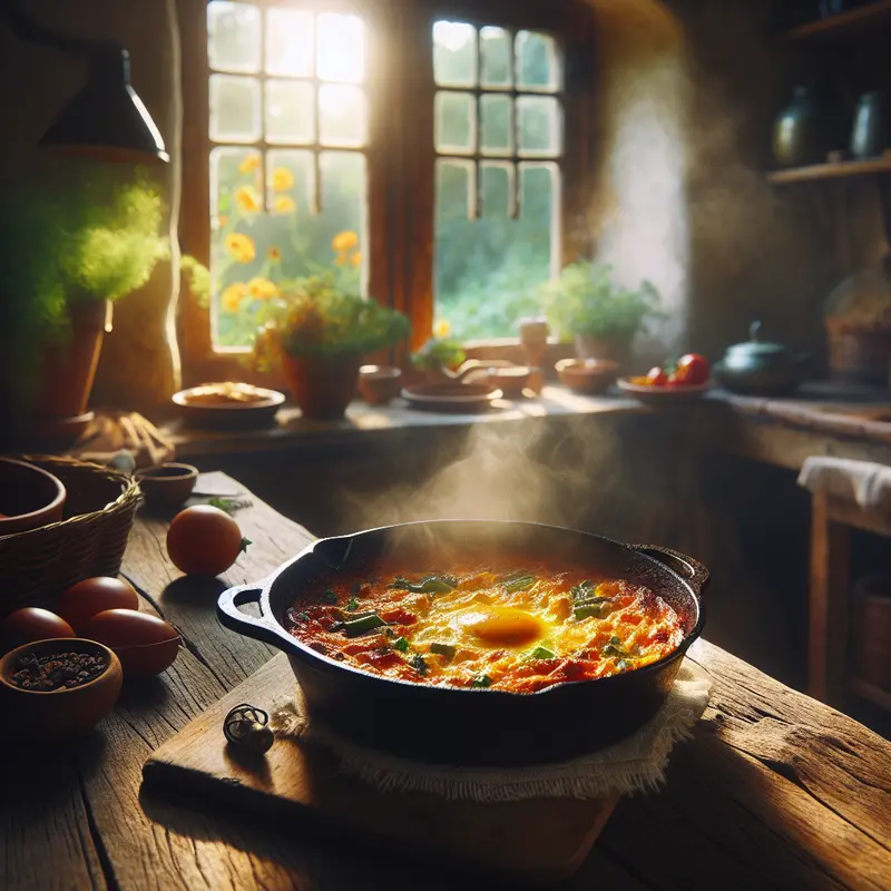 Historia mojej idealnej shakshuki na słono – poranny ciepły ratunek