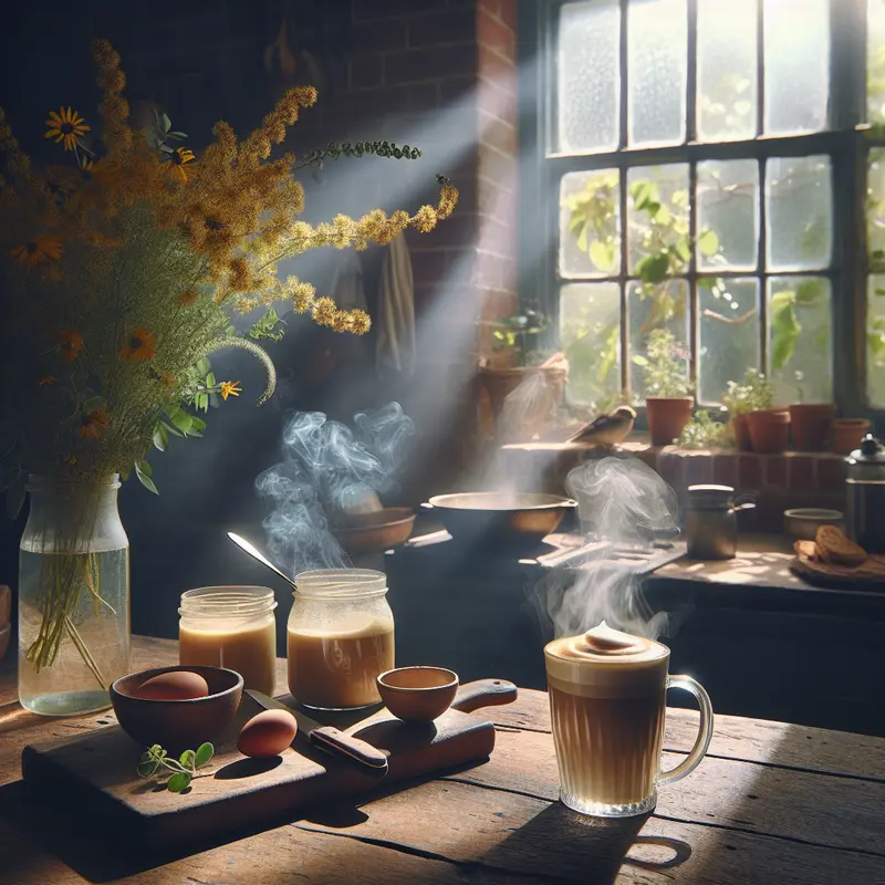 Historia mojej porannej złotej latte – rozgrzewający napój do picia na dobry start