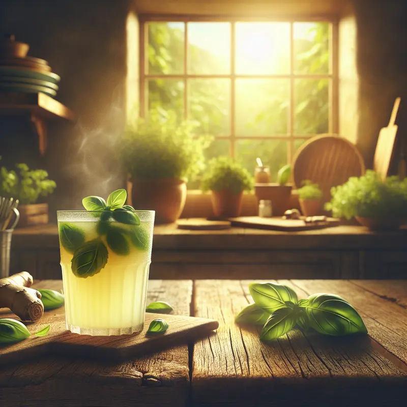 Historia orzeźwiającej lemoniady bazyliowo‑imbirowej – mój letni ratunek