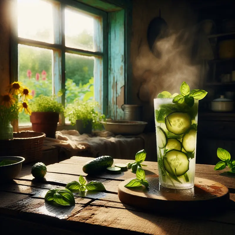 Historia orzeźwiającej lemoniady ogórkowo-bazyliowej – mój letni ratunek