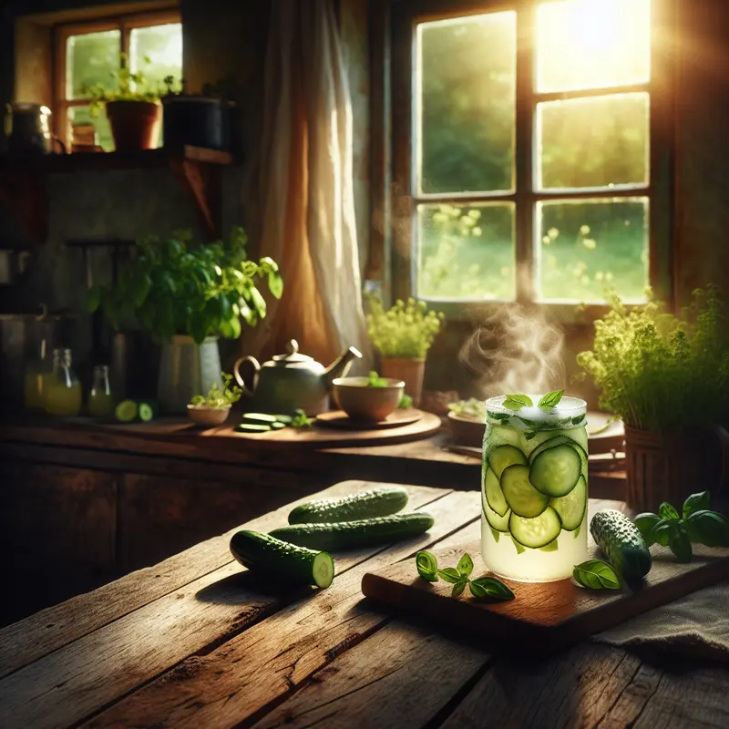 Historia orzeźwiającej lemoniady ogórkowo-bazyliowej – mój sposób na upalne popołudnia