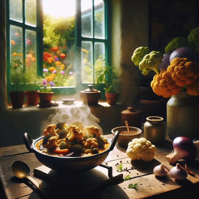 Historia pachnącego curry: mój wegetariański ratunek z pieczonym kalafiorem