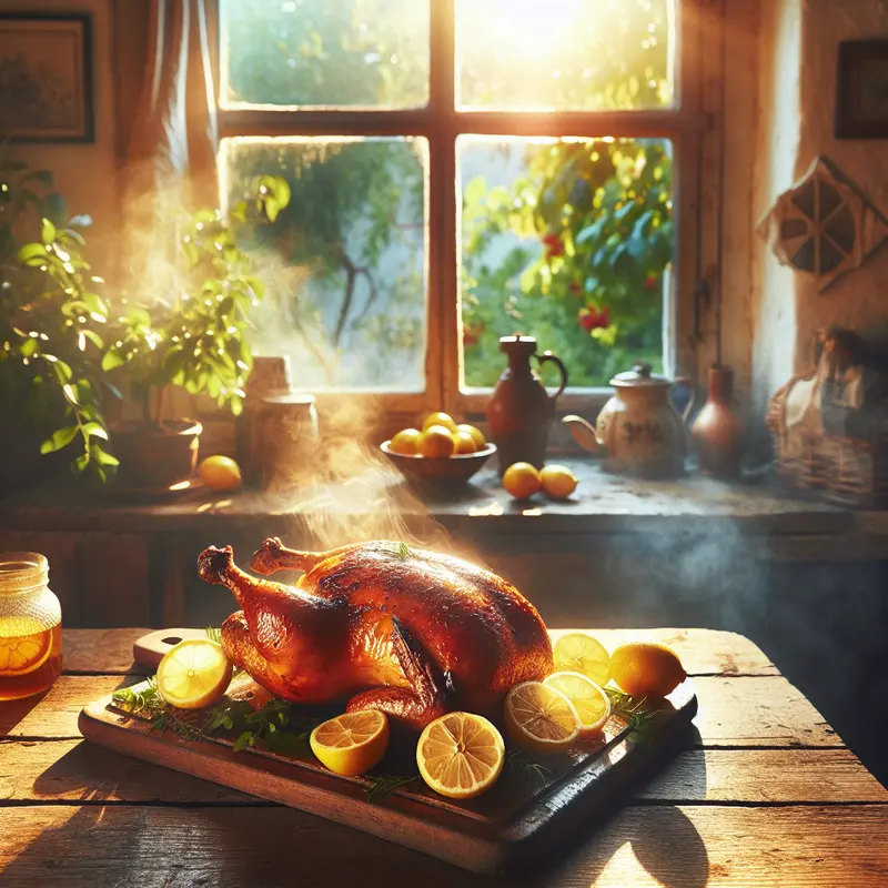 Historia pieczonego kurczaka cytrynowo‑miodowego – mój rodzinny ratunek na niedzielę