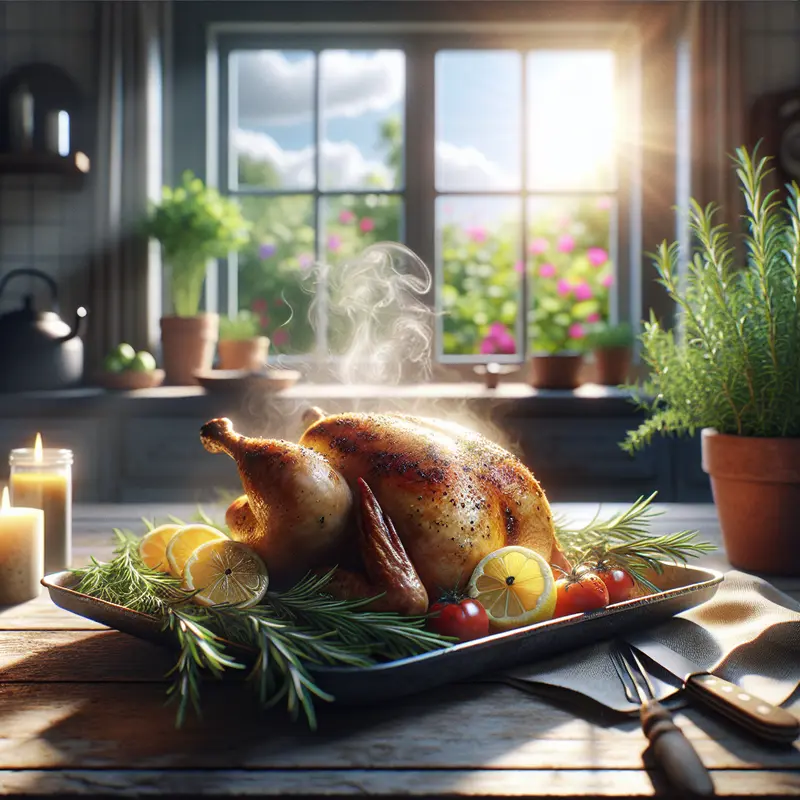 Historia pieczonego kurczaka z cytryną i rozmarynem – niedzielny rytuał drobiowy
