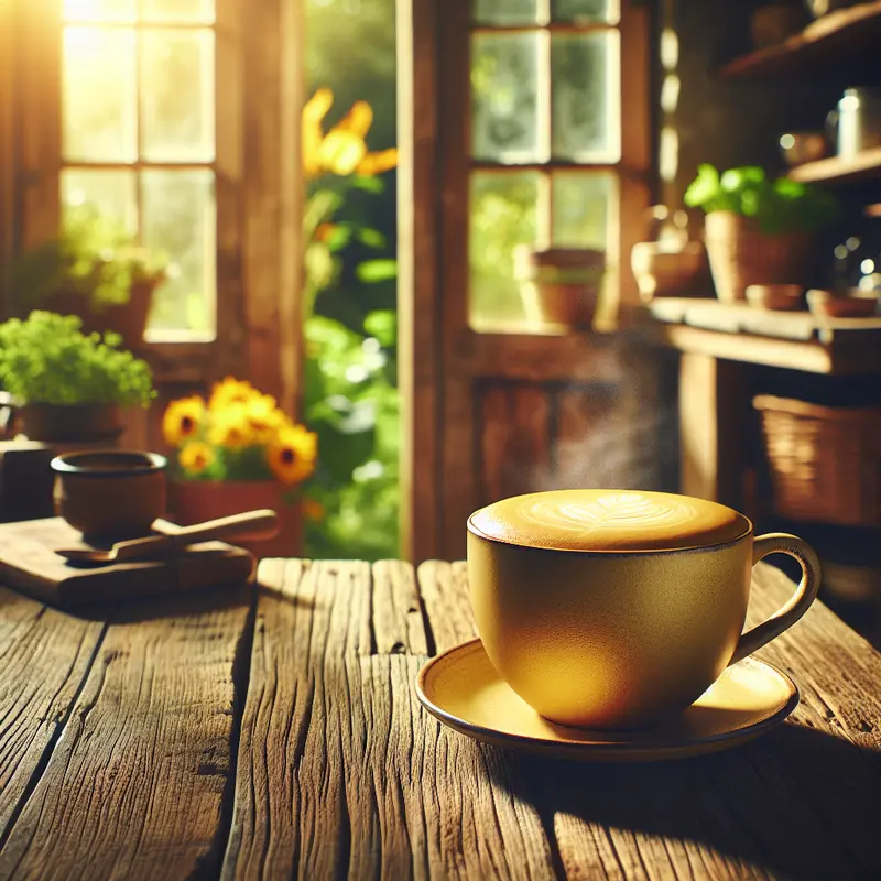 Historia porannego Złotego Latte – moje kurkumowe otulenie