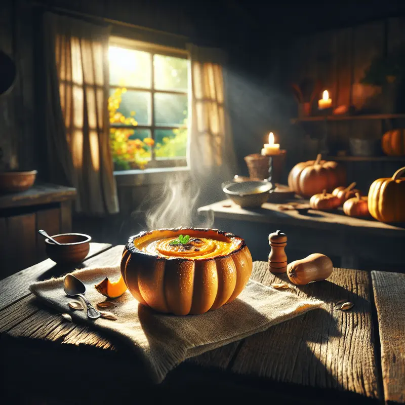 Historia rozgrzewającego kremu z pieczonej dyni – mój jesienny comfort food