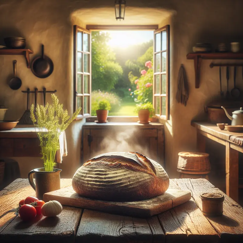 Historia rustykalnego chleba bez wyrabiania – pachnące pieczywo na niedzielny poranek