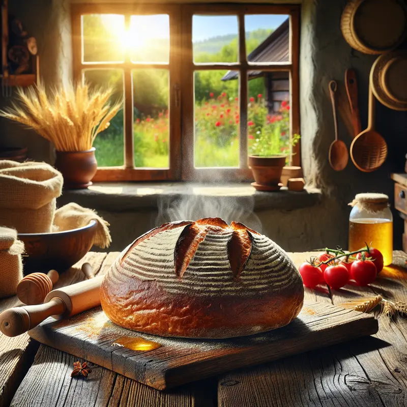 Historia rustykalnego chleba miodowo-żytniego – mój powrót do pieczywa