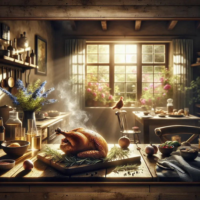 Historia soczystego kurczaka z rozmarynem – niedzielny rytuał, który łączy rodzinę