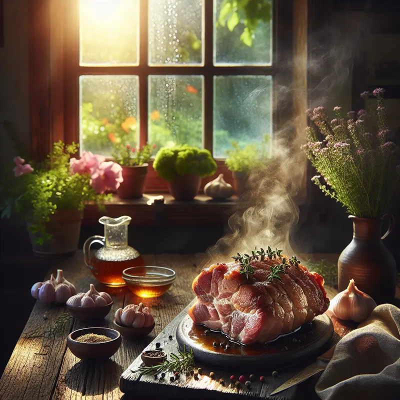 Historia soczystej karkówki: mój przepis na mięsną rozkosz w miodowo-musztardowej marynacie