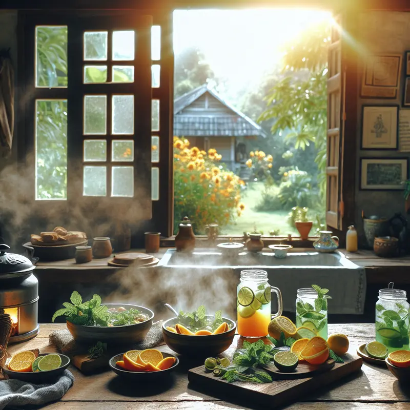 Historia chłodnej ulgi: mój cytrusowo‑miętowy napój ratunkowy na brunch