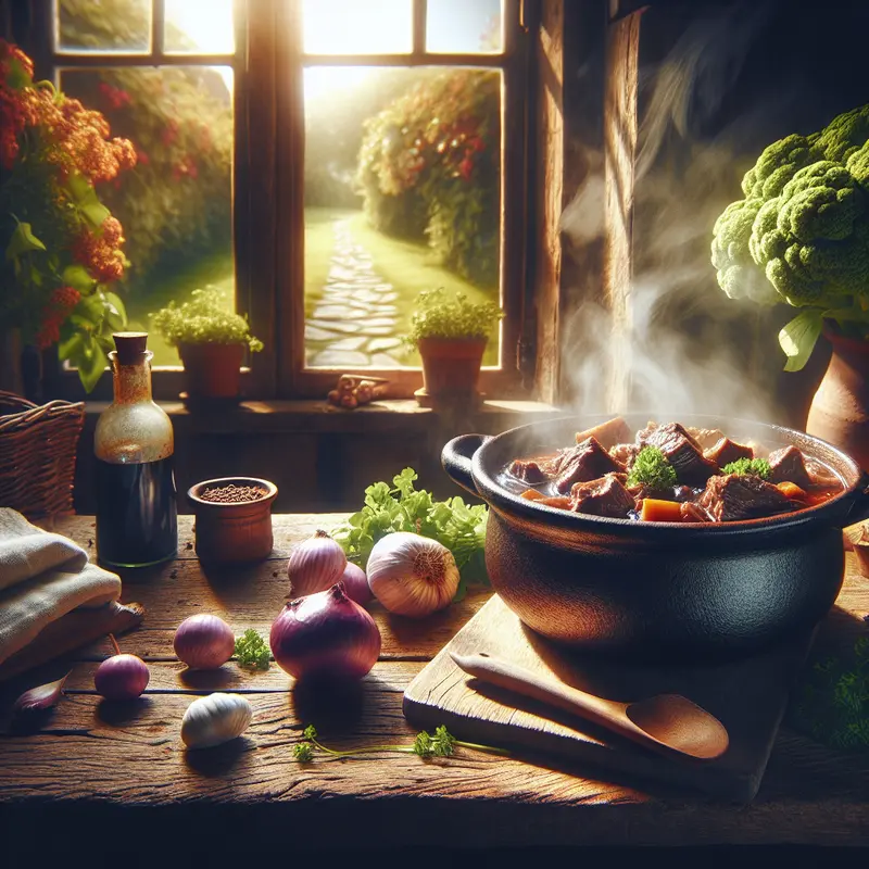 Historia gulaszu wołowego na czerwonym winie – mój sposób na rodzinne niedziele