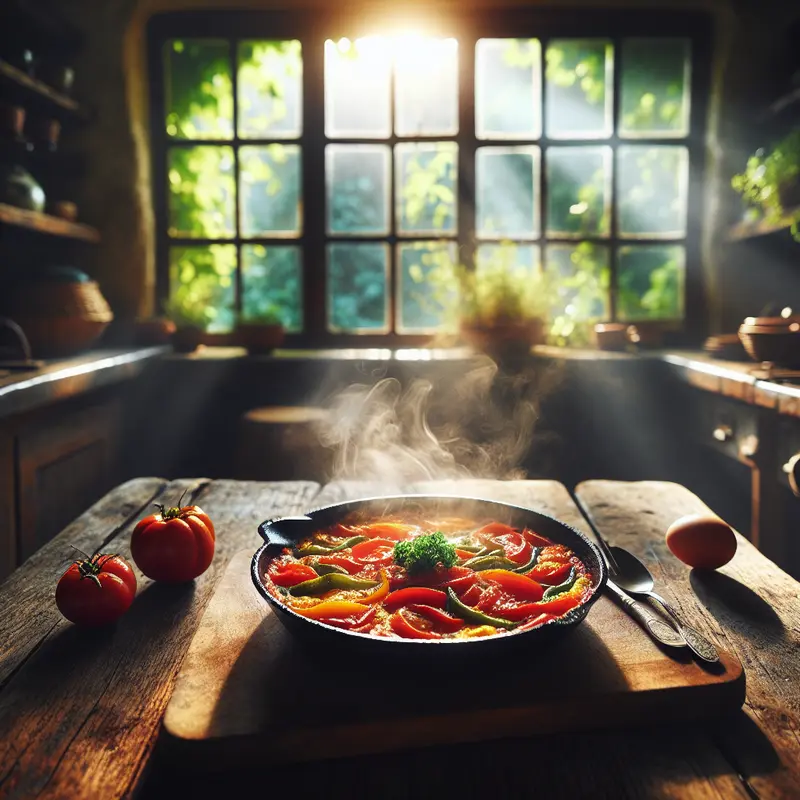 Historia idealnej szakszuki – mój pomidorowo-paprykowy brunch na słono