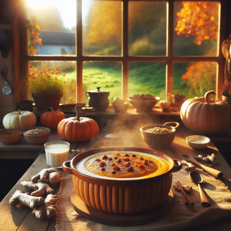 Historia kremu z pieczonej dyni z imbirem i mlekiem kokosowym – mój jesienny rytuał