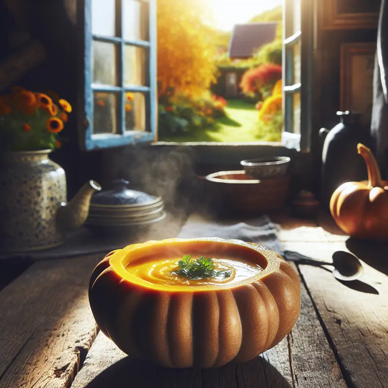 Historia kremu z pieczonej dyni z imbirem – mój jesienny aksamit